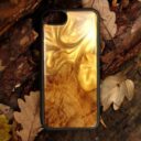 Drewniane etui na telefon Amber