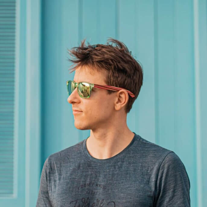 Okulary przeciwsłoneczne dla niego